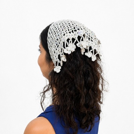 Crochet Bandana Beyaz