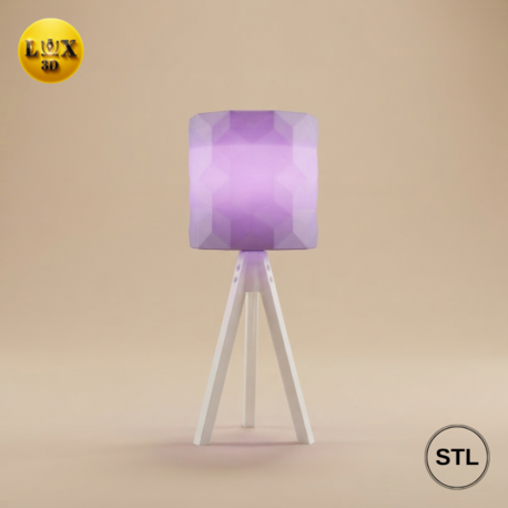 Geometrik Abajur Başlığı - E27 Uyumlu Modern Lambader & Masa Lambası Şapkası