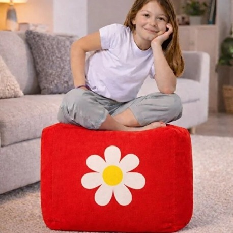 Baskılı kare PUF 50 x 50