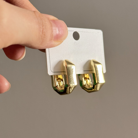 Midi Gold Detay Küpe