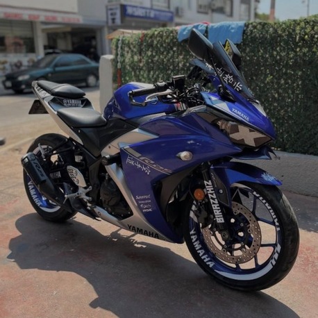 YAMAHA R25 STİCKER SET BEYAZ 