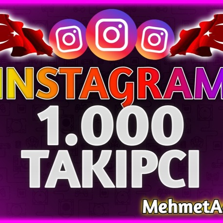 ☆ Garantili +1.000 Türk Takipçi