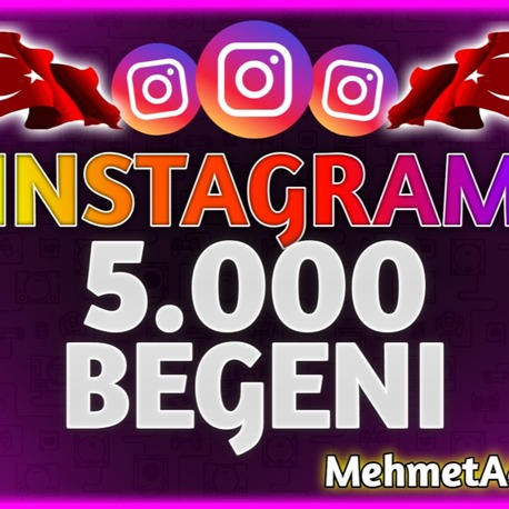 ☆ Garantili +5.000 Türk Beğeni