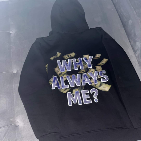 MAHZEN why always me? hoodie.