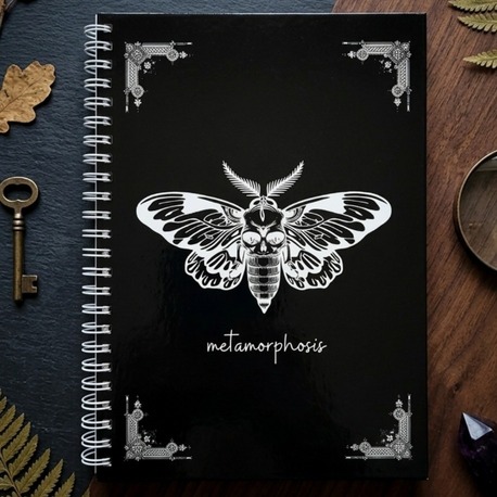 Metamorphosis - Modern Tasarım Sert Kapaklı, Spiralli Defter