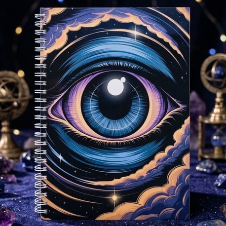 Cloudy Eye - Modern Tasarım Sert Kapaklı, Spiralli Defter