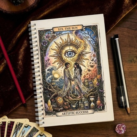 Güneş - Modern Tasarım Sert Kapaklı, Spiralli Defter