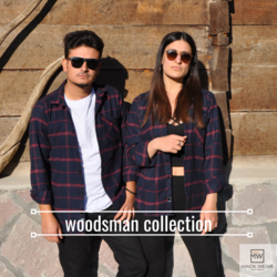 MACK WEAR Unisex Lacivert Renk Pamuklu Oduncu Gömlek WOODSMAN364126