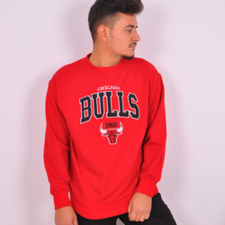 NBA CHICAGO BULLS UNİSEX OVERSİZE SWEATSHIRT 