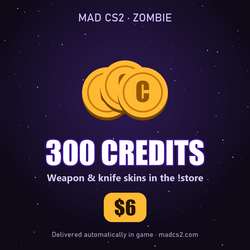MAD CS2 - 300 Credits ($6)