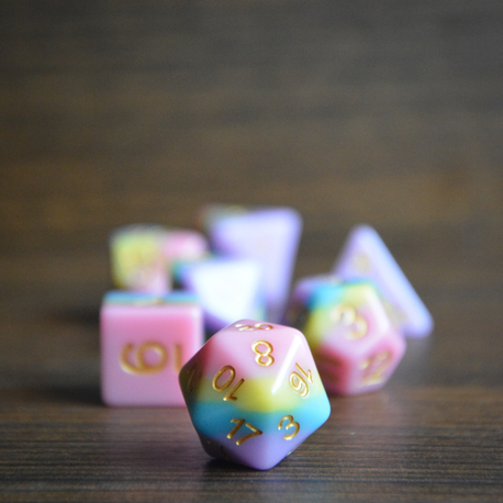 Pastel Akrilik Zar Seti