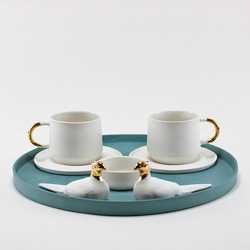 2 Kişilik Zümrüd-ü Anka Türk Kahvesi/Espresso Seti