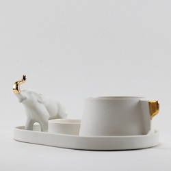 Pure White Elephant Filtre Kahve Seti