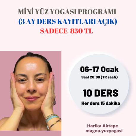 OCAK 2025 MİNİ YÜZ YOGASI PROGRAMI