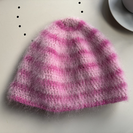 Striped Brushed Beanie