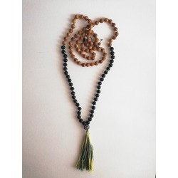 Obsidyen Mala Kolye