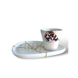 Kintsugi Kulpsuz Kahve Fincanı 80ml - Çintemani