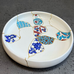 Kintsugi Servis Tabağı