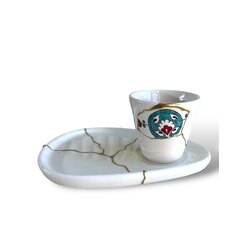 Kintsugi Kulpsuz Kahve Fincanı 80ml - Milet İşi
