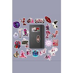 Hazbin Hotel Sticker Paketi /Bullet Journal Defter Çıkartma Ajanda Laptop Etiket