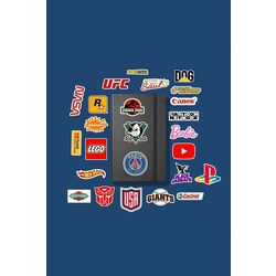 Logo V2 Brand Marka Sticker Paketi/Bullet Journal Defter Çıkartma Ajanda Laptop Etiket