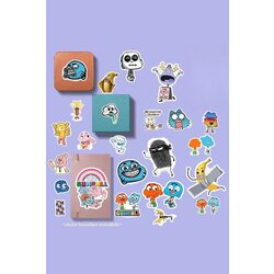 Gumball Sticker Paketi /Bullet Journal Defter Çıkartma Ajanda Laptop Etiket