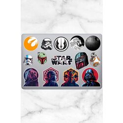 Star Wars Temalı Laptop Notebook Tablet Sticker Seti