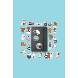 Kafadar Ayılar Sticker Paketi /Bullet Journal Defter Çıkartma Ajanda Laptop Etiket