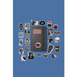 Gothic Sticker Paketi /Bullet Journal Defter Çıkartma Ajanda Laptop Etiket