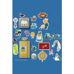 Adventure Time Paketi / Bullet Journal Defter Çıkartma Ajanda Laptop Etiket