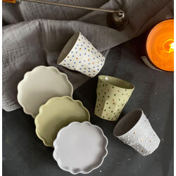 porcelain cup \ lila