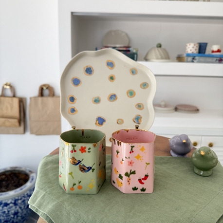 Porcelain cup / yesil 