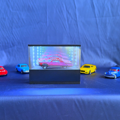 Hot Wheels Koleksiyonun İçin Işıklı Mini Vitrin