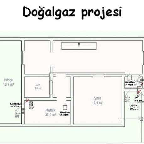 Doğalgaz proje çizimi 