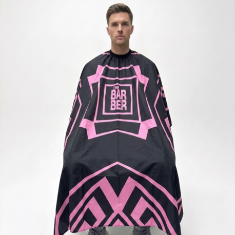 Mor & Siyah Penuar The Barber Fashion Original Cape 2026 Cape Unisex Erkek & Kadın Kesim Önl