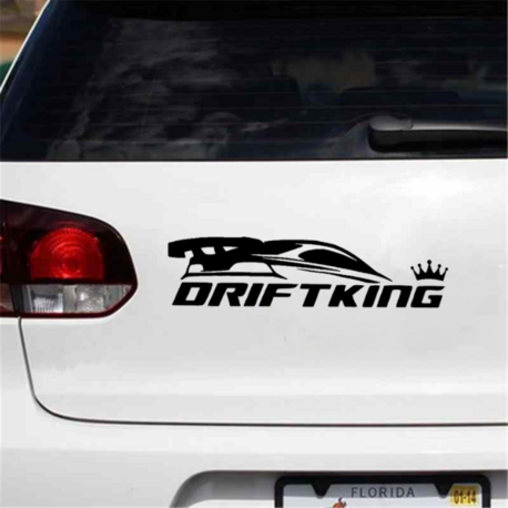 DriftKing Siyah Sticker