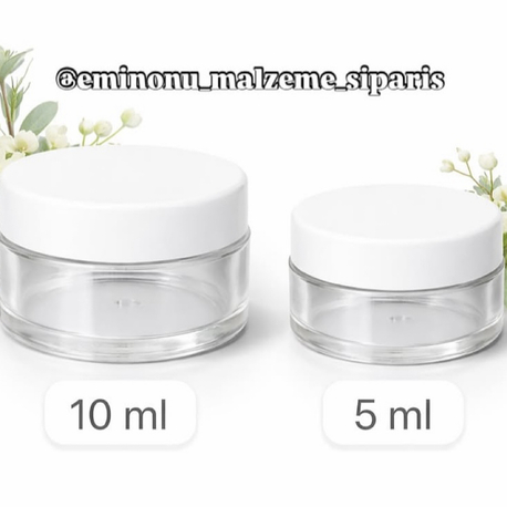 50 Adet 5ml Krem Kavanoz