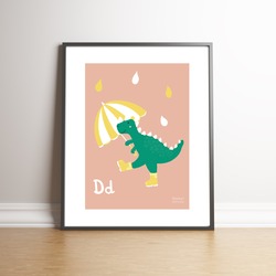 "D is for Dino" Poster