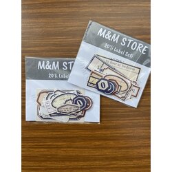 Mavi-Kırmızı Label Seti