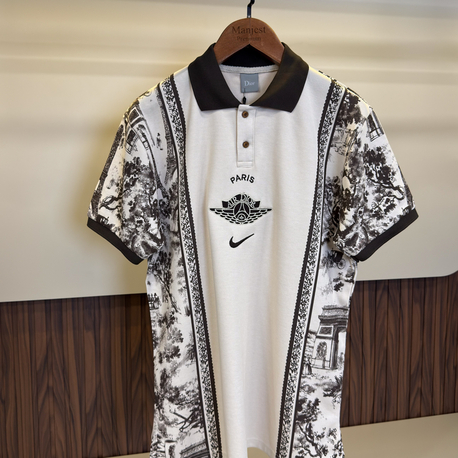 PSG-DİOR-NİKE Limited Edition Polo Shirt