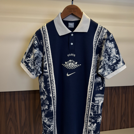 PSG-DİOR-NİKE Limited Edition Polo Shirt