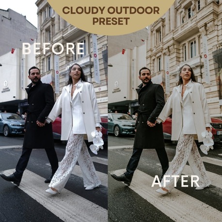 Bulutlu Dış mekan fotoğraf çekimleri için LR Classic Preseti