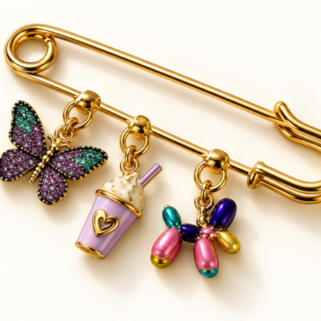 SWEET BUT WILD | 3’lü Charm Set