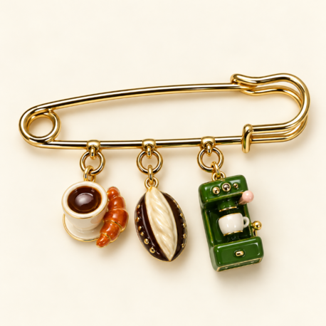 COFFEE FIRST | 3'lü Charm Set