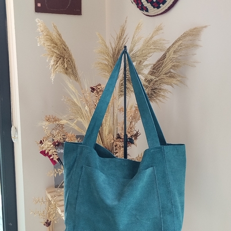 Süet Tote Çanta 