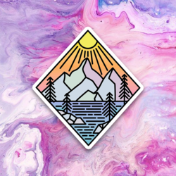 TRAVEL - Mountain 4x4 cm