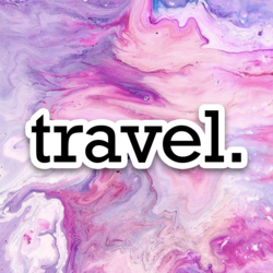 TRAVEL - travel. 4x1 cm