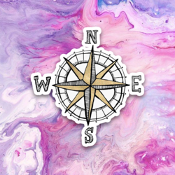 TRAVEL - Compass 4x4 cm