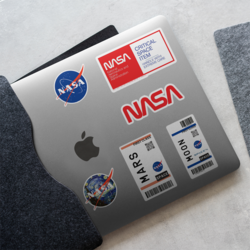 NASA - Uzay Temalı Mini Sticker Seti 6 Adet