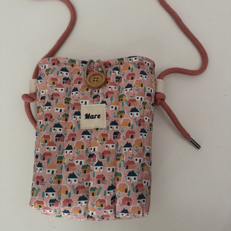 Mini evler telefon çantası